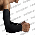1 Pair Cool Arm Sleeve Sports Guard (Black)