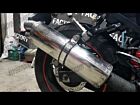 Performance Motorcycle Slip on Twin Dual Exhaust Muffler Hyosung GT125 GT125R GT250 GT250R 
