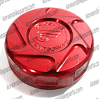 XRT Billet Rear Brake Master Cylinder Reservoir Cap Comet Models (Red / Hyosung Logo)