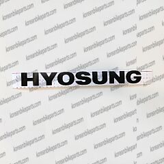 1x Hyosung Shield Window Graphic Sticker Decal Black Hyosung Models 