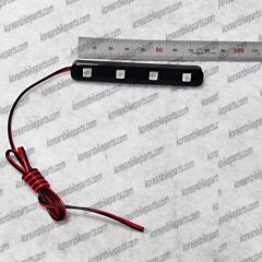 3-SMD Strobe Flash Light LED Strip Red For Motorcycle & Scooter