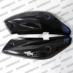 Genuine Left and Right Side Cover Set Black Hyosung RT125D
