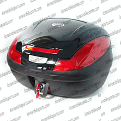 Universal Top Box Case 48ltr Two Helmets Quick Release Black