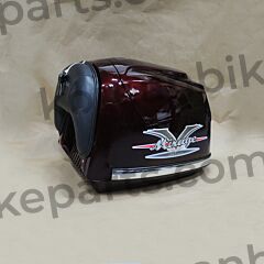 Genuine Rear Luggage Trunk Top Case Dark Brown Hyosung GV125 GV250
