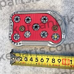 Non-Slip Rear Brake Pedal Pad Cover Small Red Hyosung Models